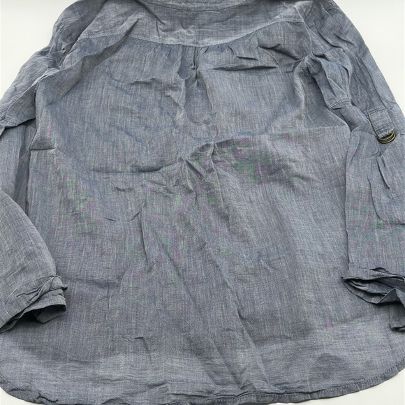 Trina Turk Jemison Blouse Small Silk Blend - Picture 7 of 8